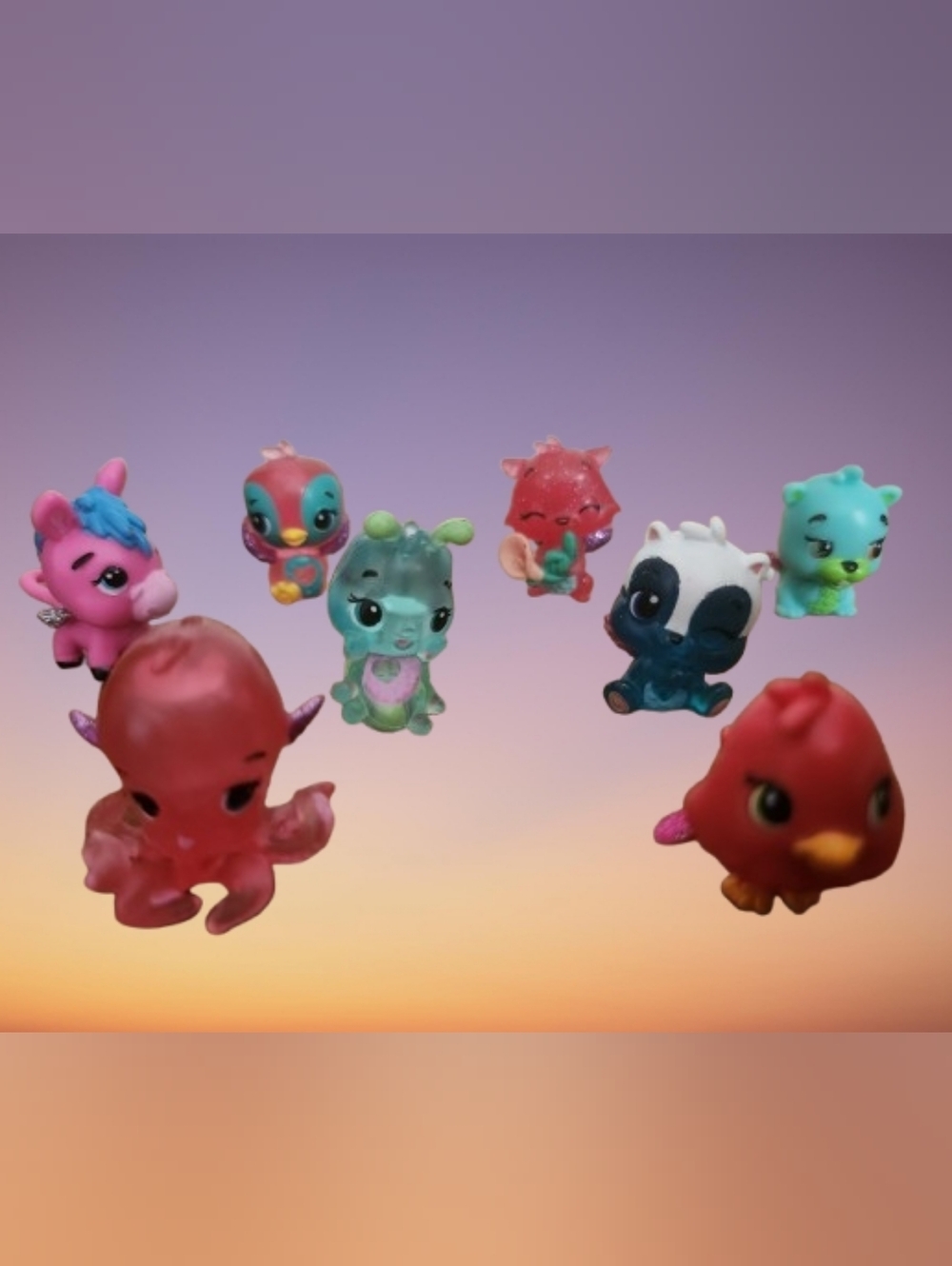 Hatchimals Lot of 8 Mini Figures 1"